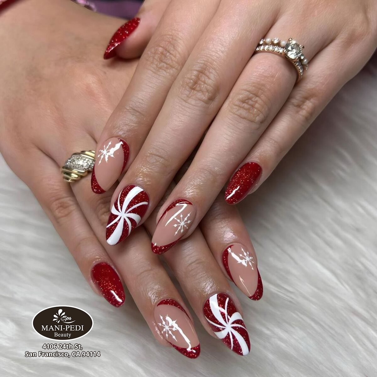 Holiday - Festive - Christmas Nail 